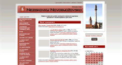 Desktop Screenshot of neziskovky.novybydzov.cz